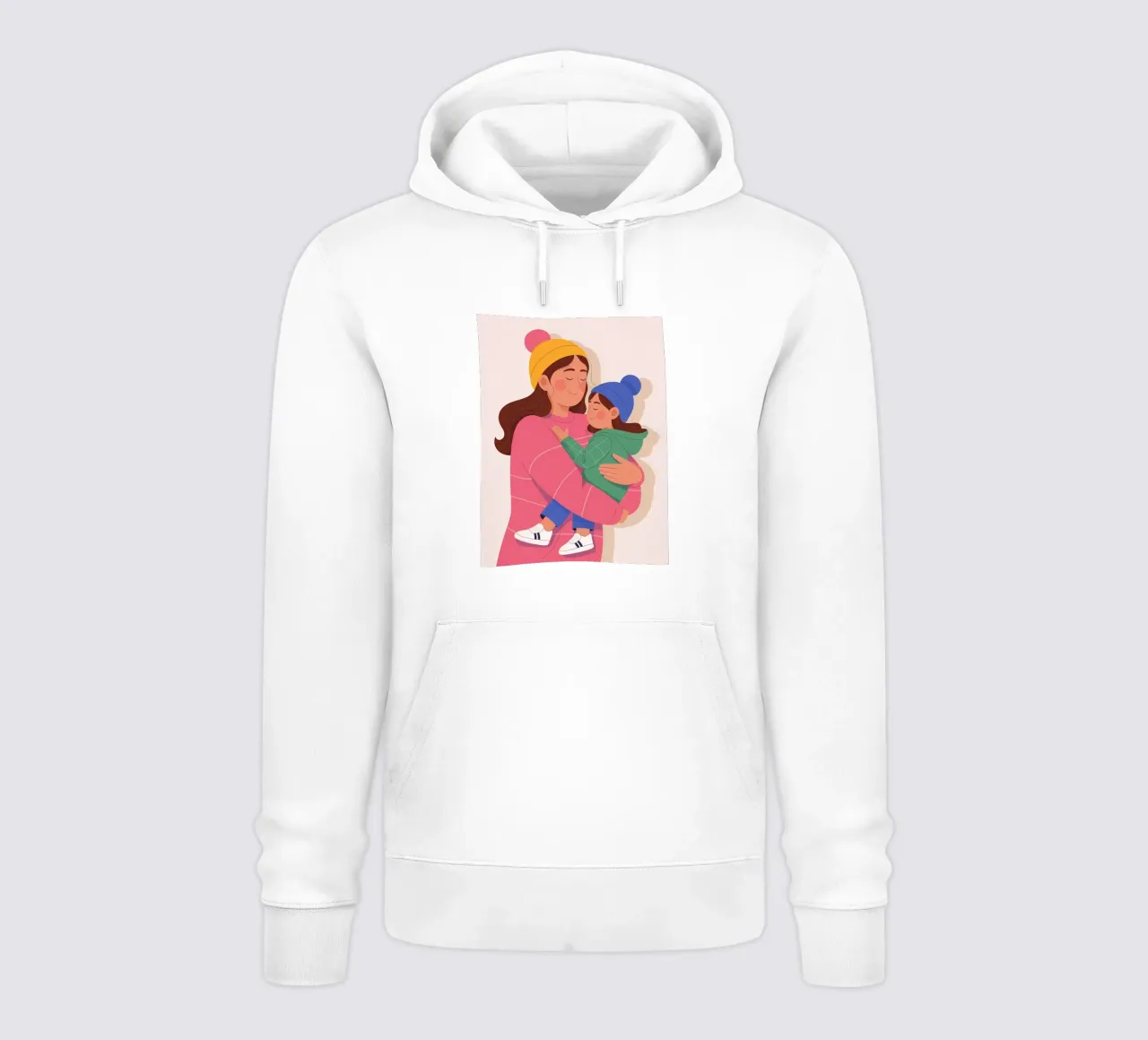 Minimalista felpa con cappuccio da PosterByFly