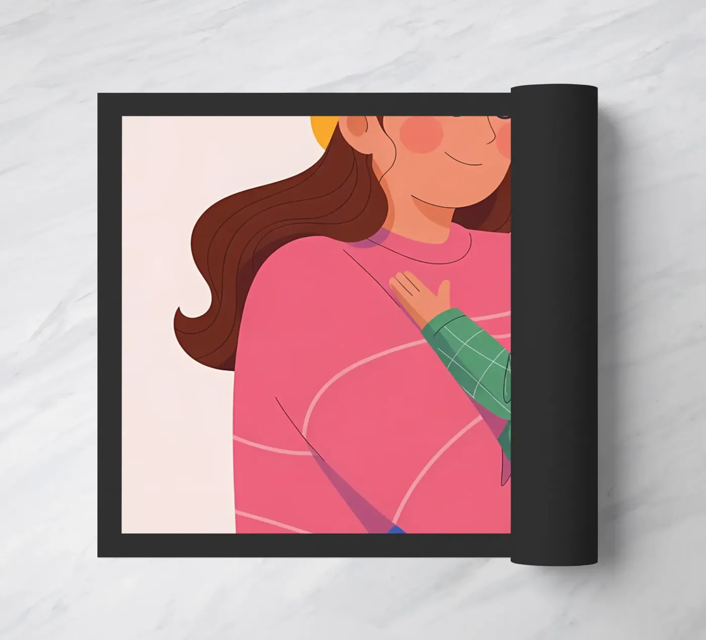 Minimalist doormat by PosterByFly