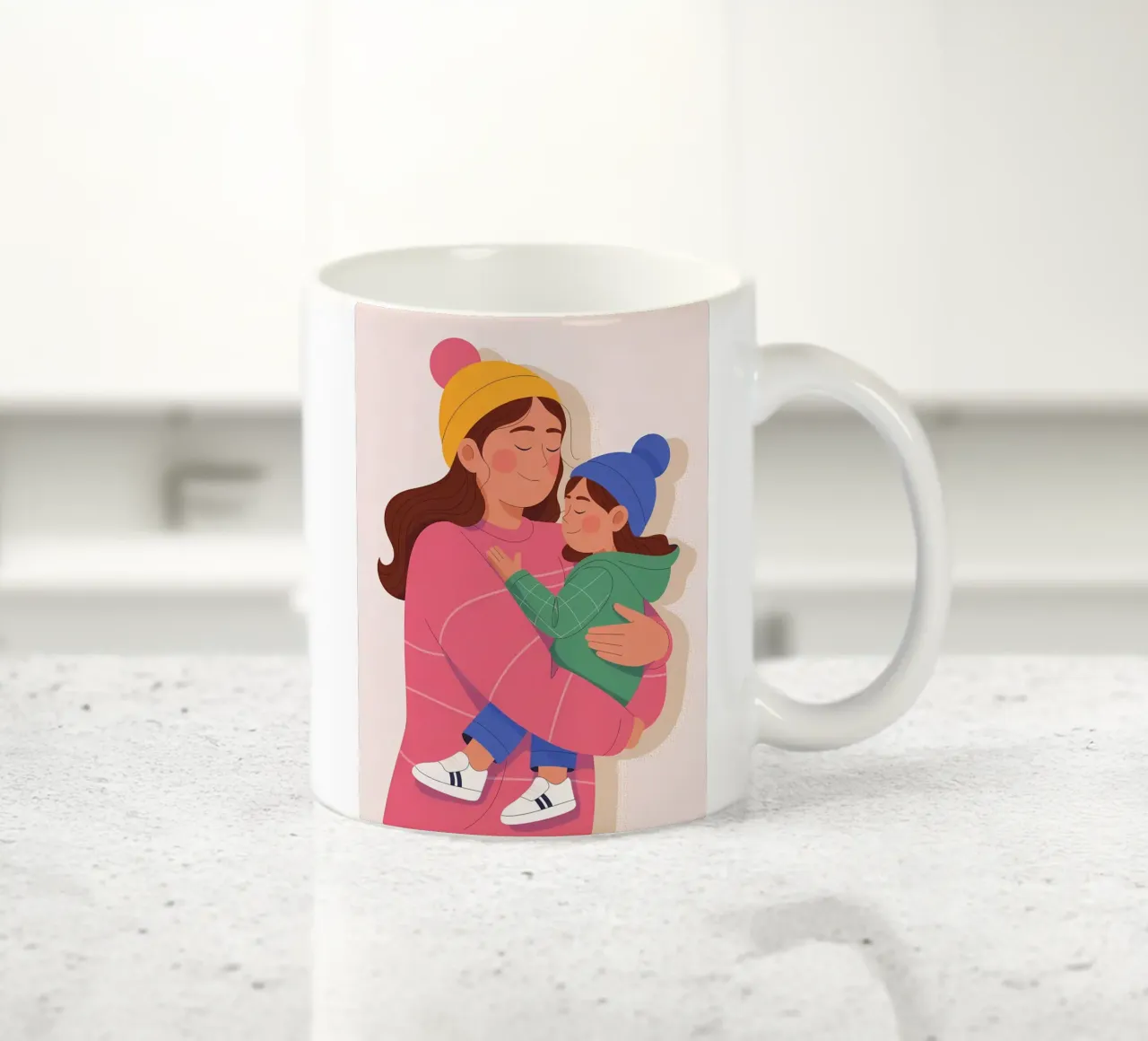 Minimalista tazza in ceramica da PosterByFly