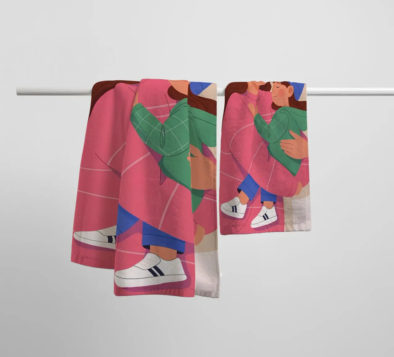 Minimalista asciugamano da bagno da PosterByFly