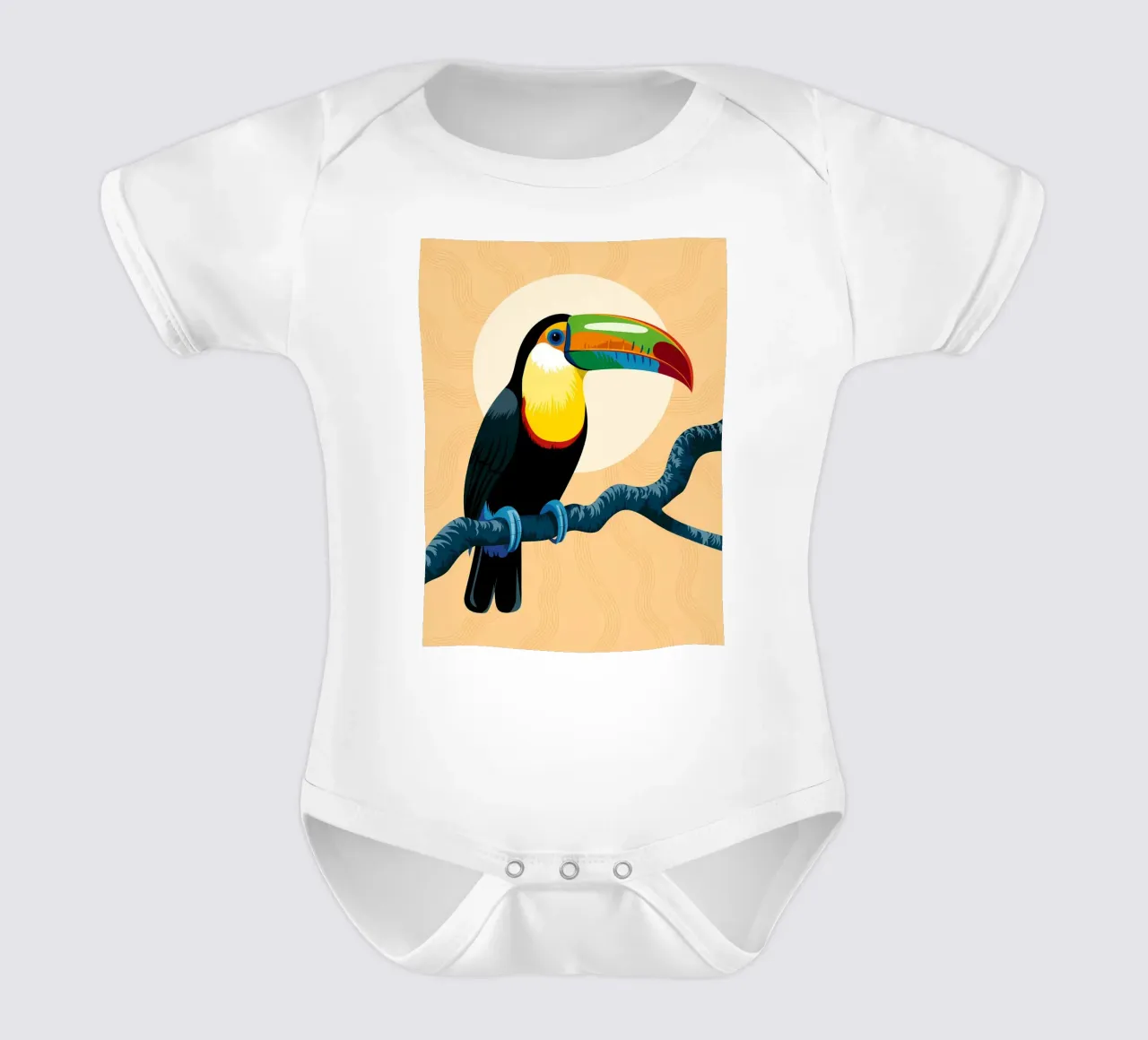 Uccello body neonato maniche corte da PosterByFly