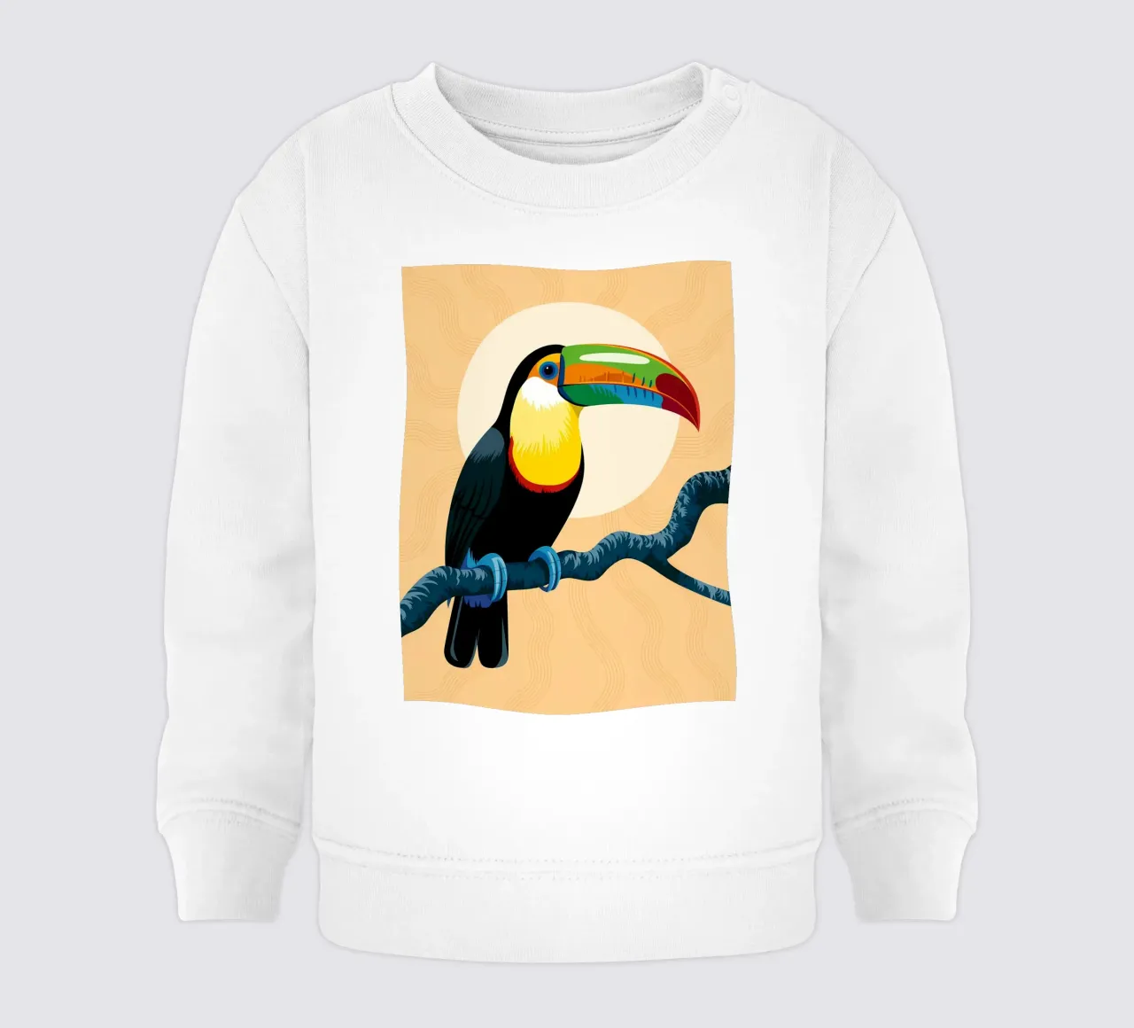 Uccello felpa neonato da PosterByFly