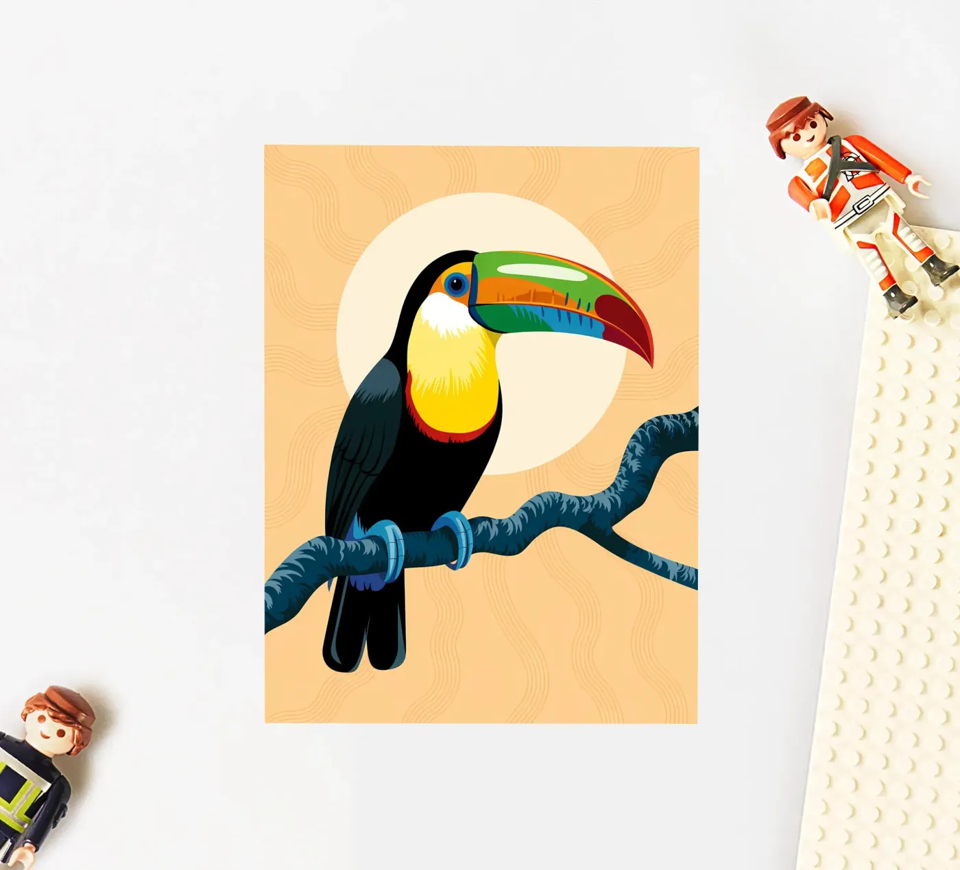 Bird sticker by PosterByFly