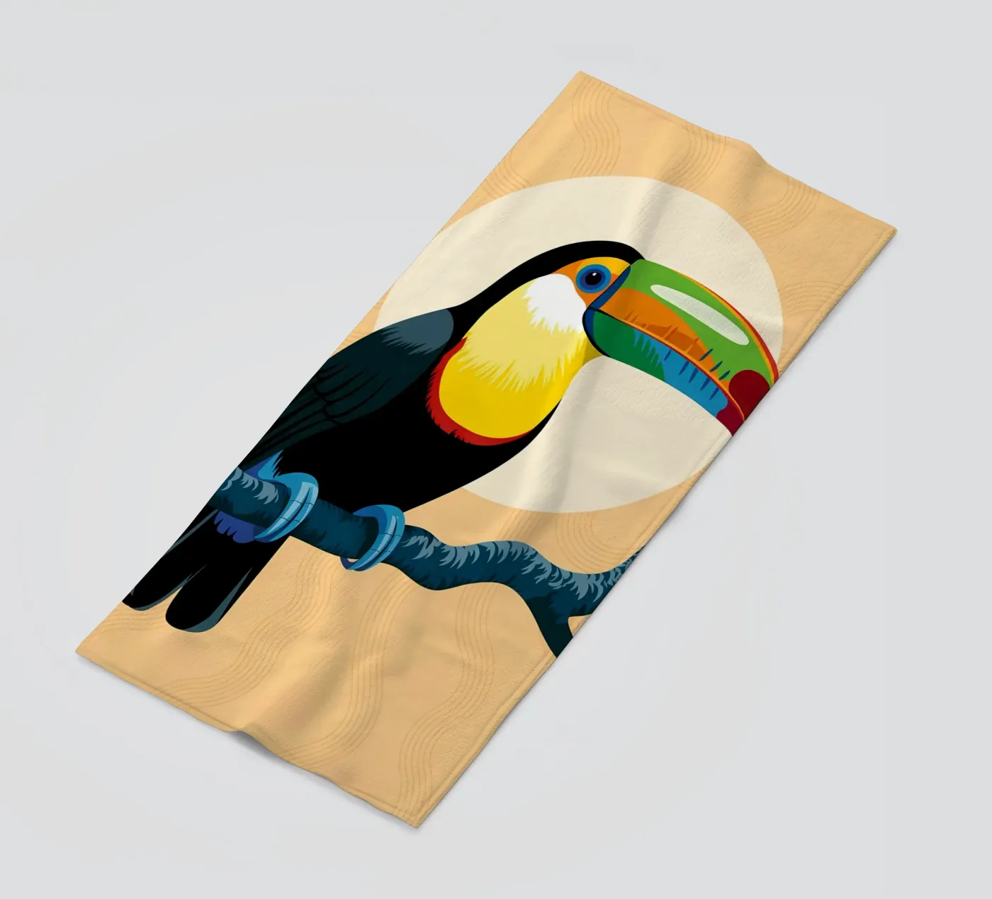 Bird beach towel by PosterByFly