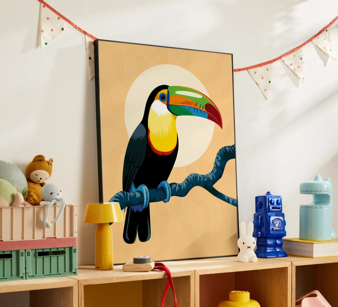Uccello alluminio dibond da PosterByFly