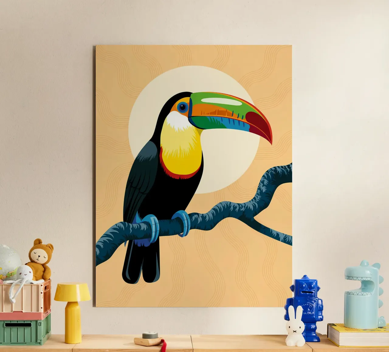 Uccello alluminio dibond da PosterByFly