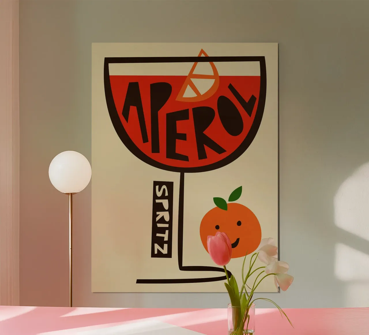Aperol Spritz Art carta hahnemühle da Erin Lambert