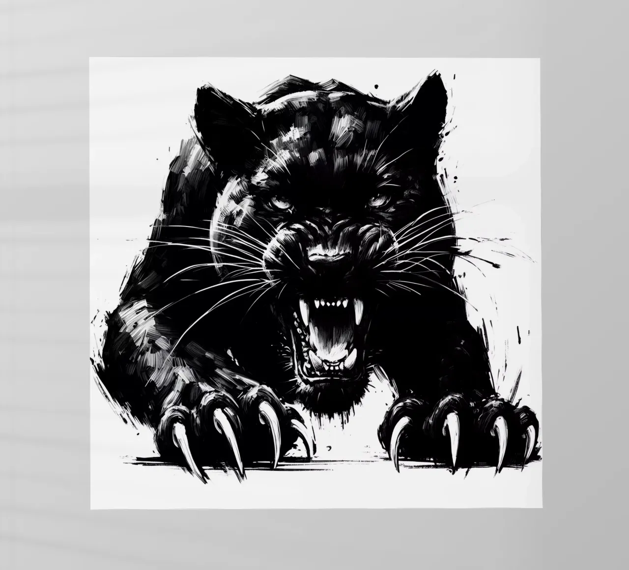 BLACK PANTHER UNLEASHED pellicola backlit da ARTOMATIC