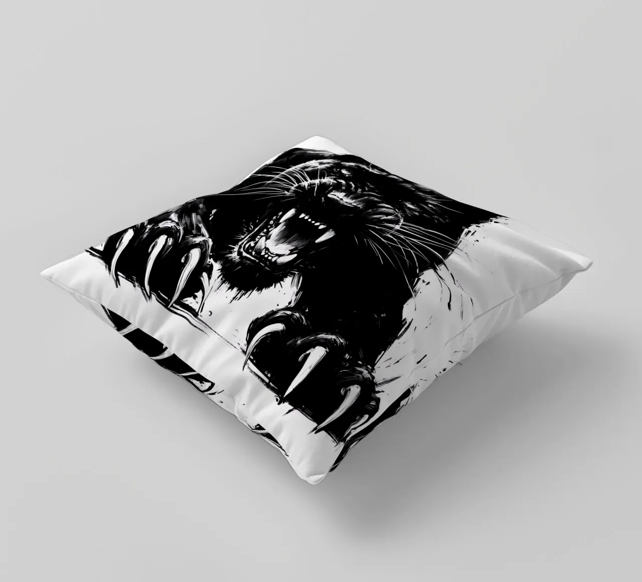 BLACK PANTHER UNLEASHED cuscino da ARTOMATIC