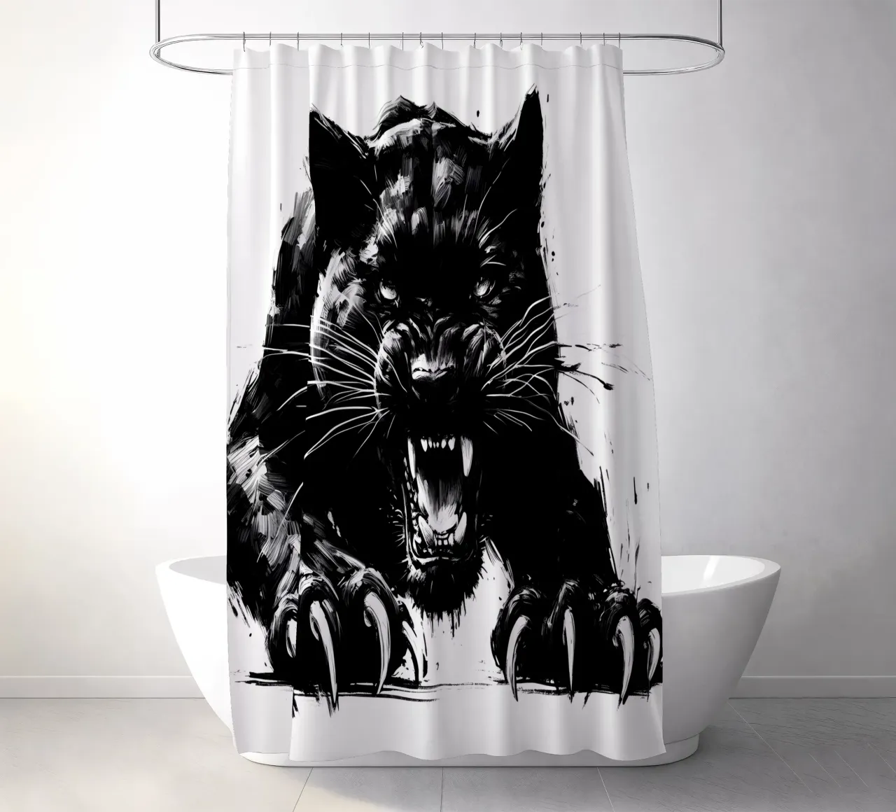 BLACK PANTHER UNLEASHED tenda da doccia da ARTOMATIC