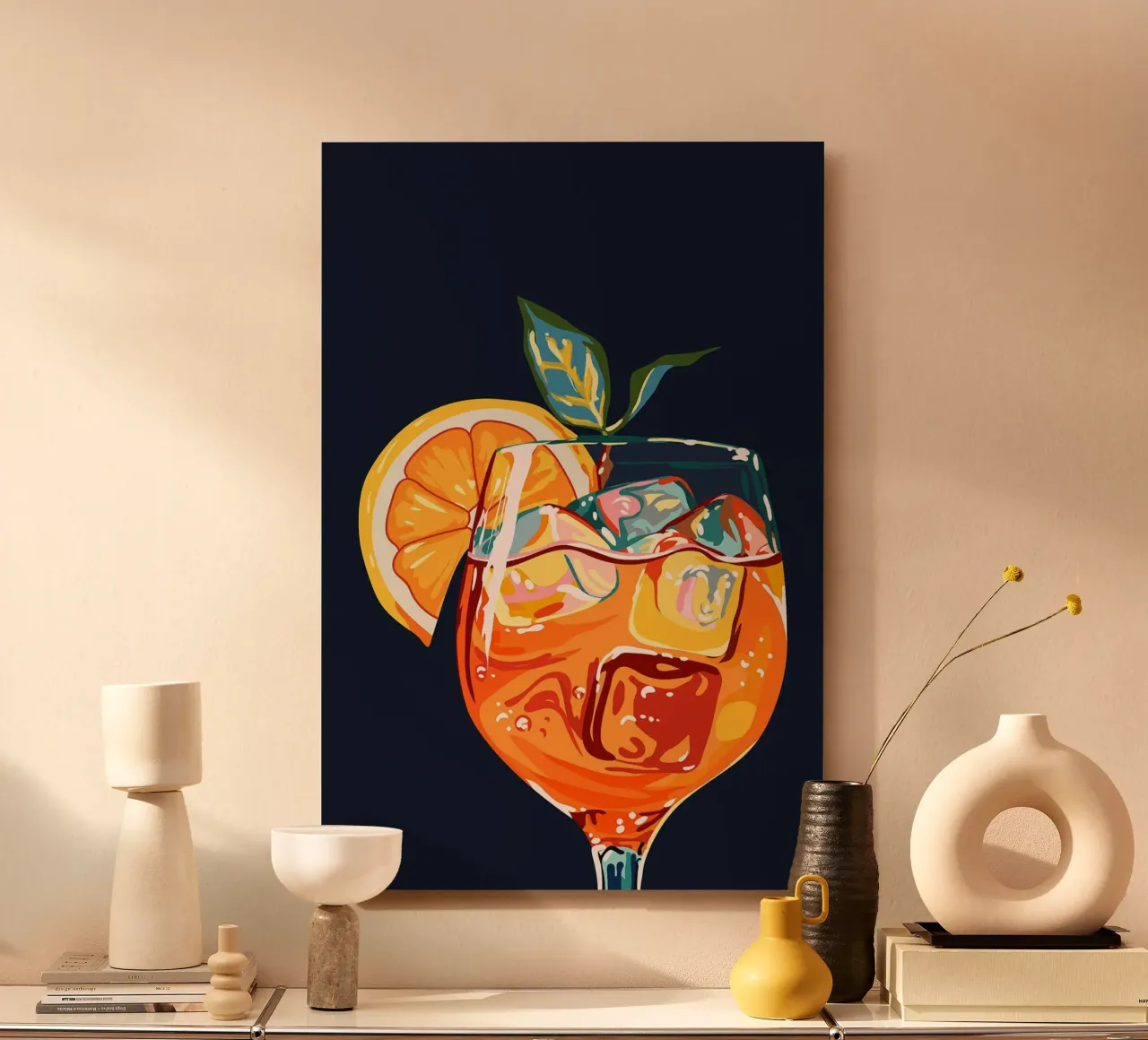 Cocktail Aperol di 83 arance alluminio dibond da Erin Lambert