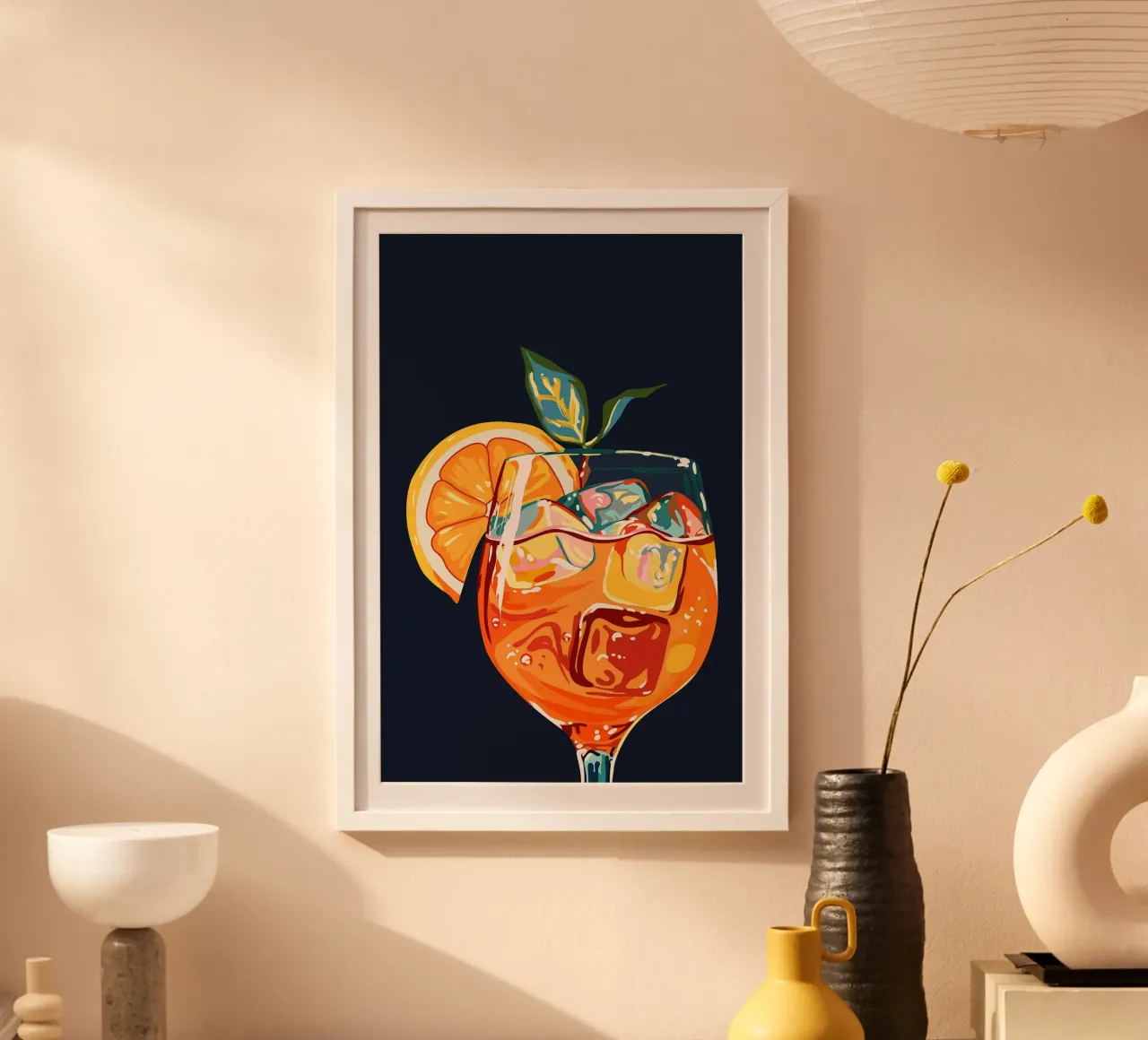 Cocktail Aperol di 83 arance carta hahnemühle da Erin Lambert