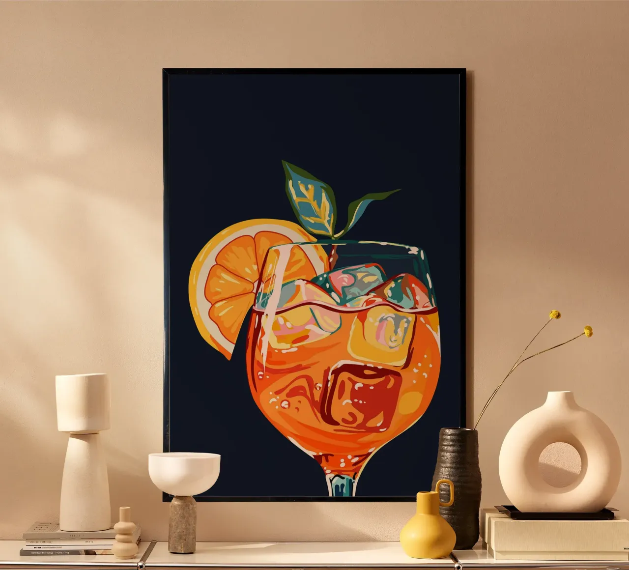 Cocktail Aperol di 83 arance carta hahnemühle da Erin Lambert