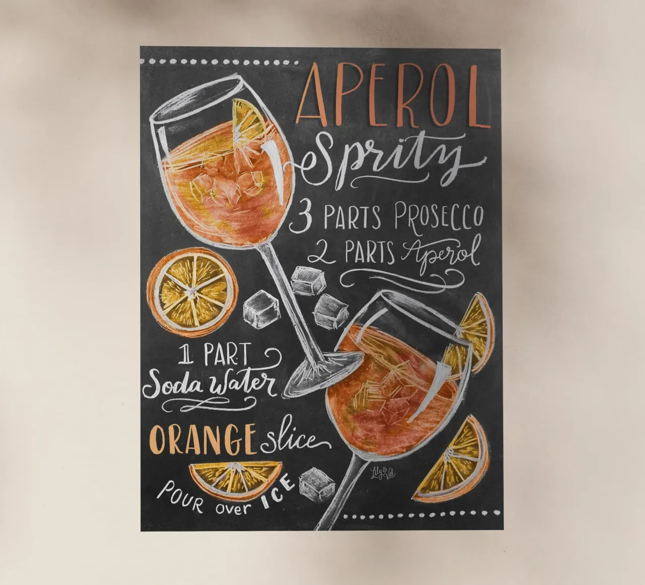 Aperol Spritz di Lily & Val pellicola backlit da Erin Lambert