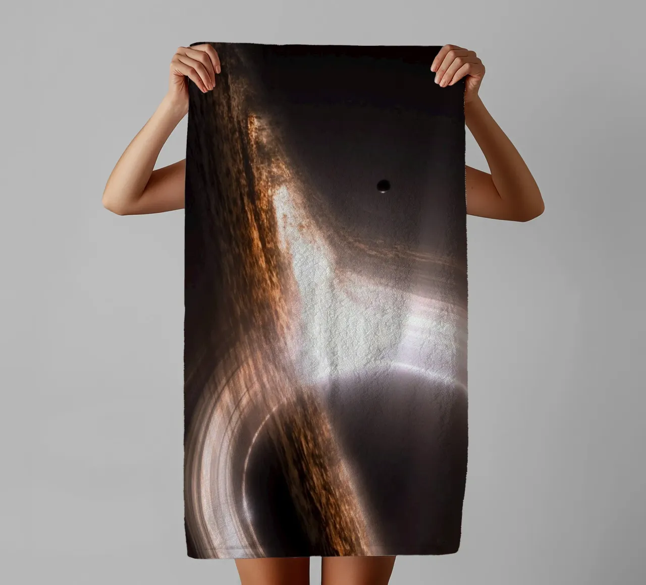 Gargantua Black Hole asciugamano da bagno da nabakumov