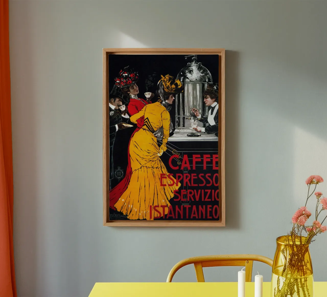 Caffe Espresso Servizio Istantaneo tela da Erin Lambert