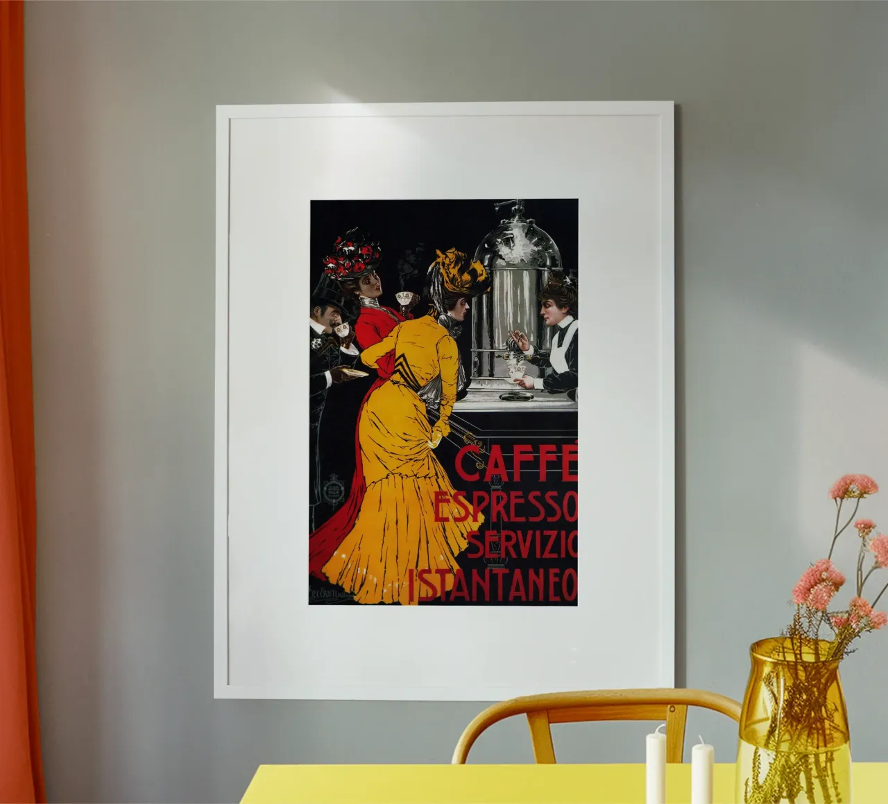 Caffe Espresso Servizio Istantaneo poster da Erin Lambert