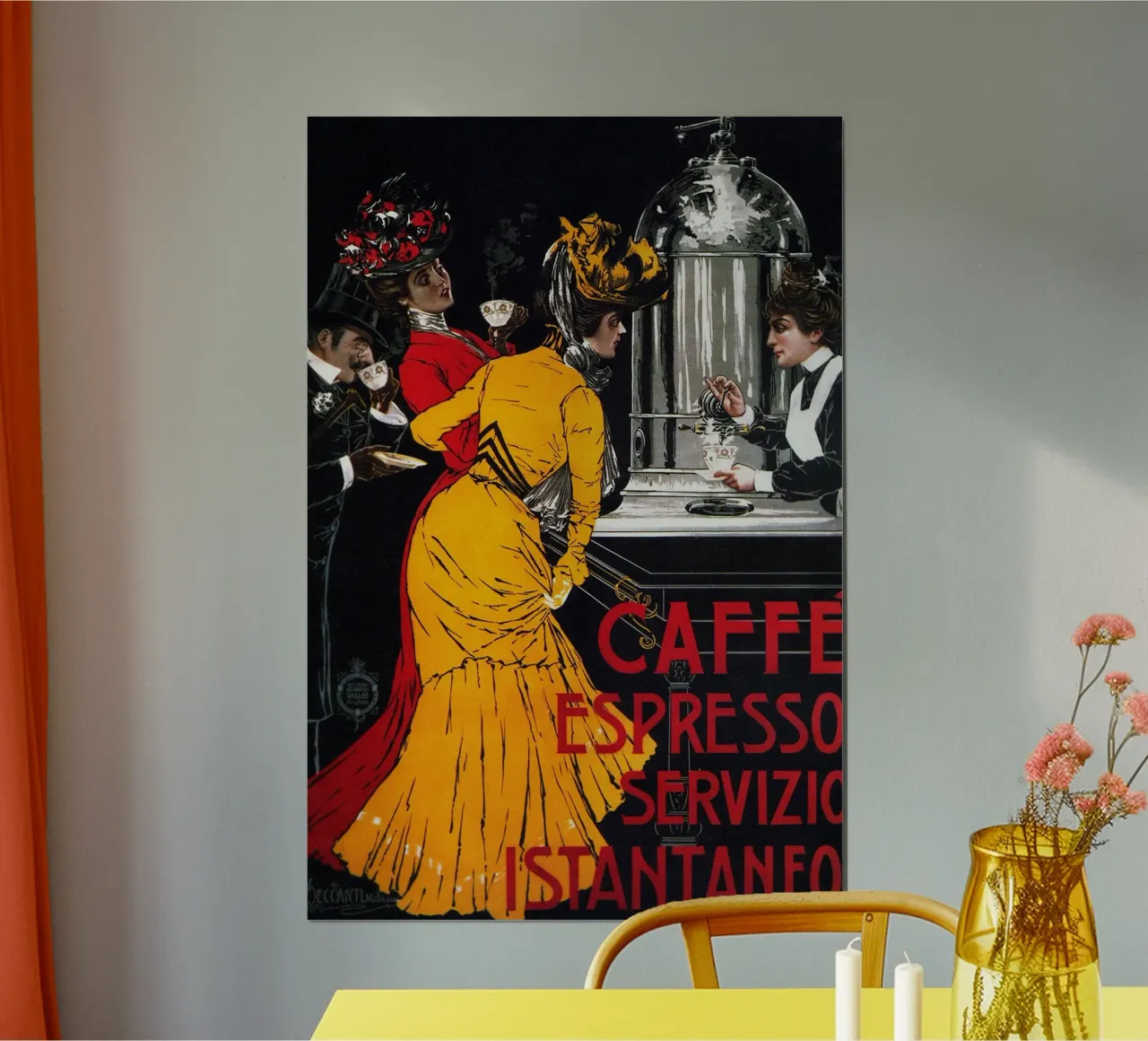 Caffe Espresso Servizio Istantaneo poster da Erin Lambert
