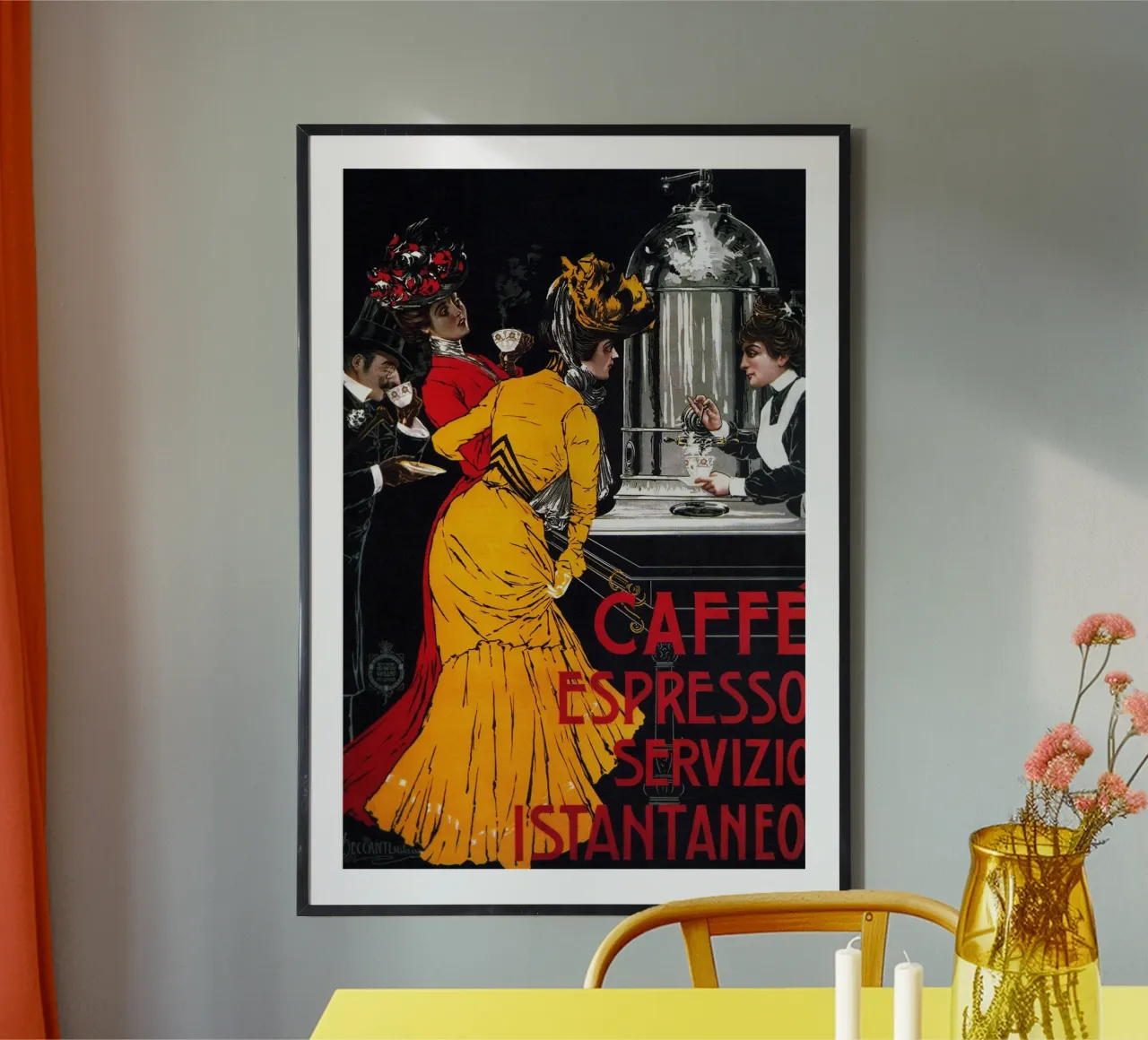 Caffe Espresso Servizio Istantaneo poster da Erin Lambert