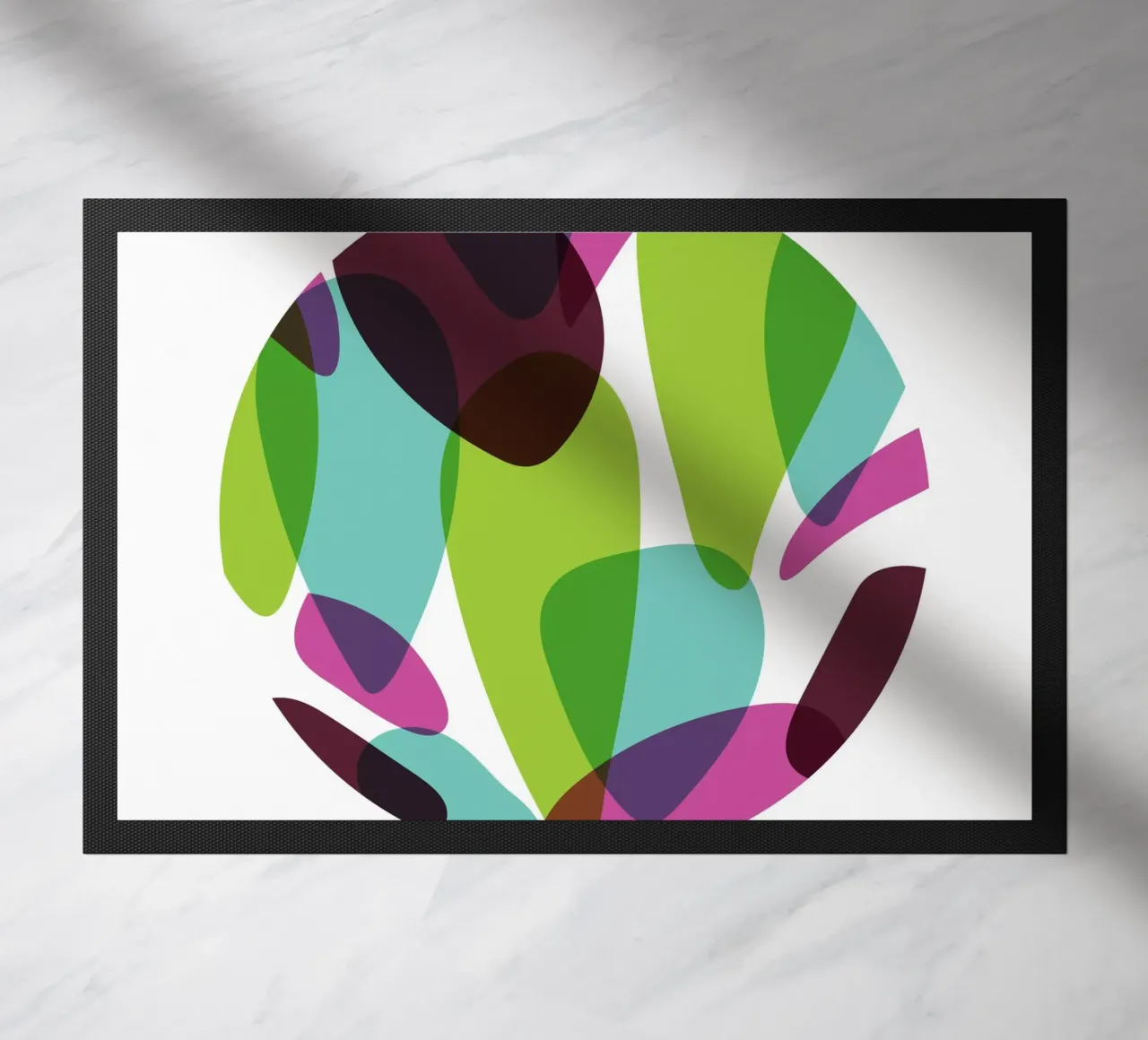 Organic Forms doormat by Kim Hubball Studio