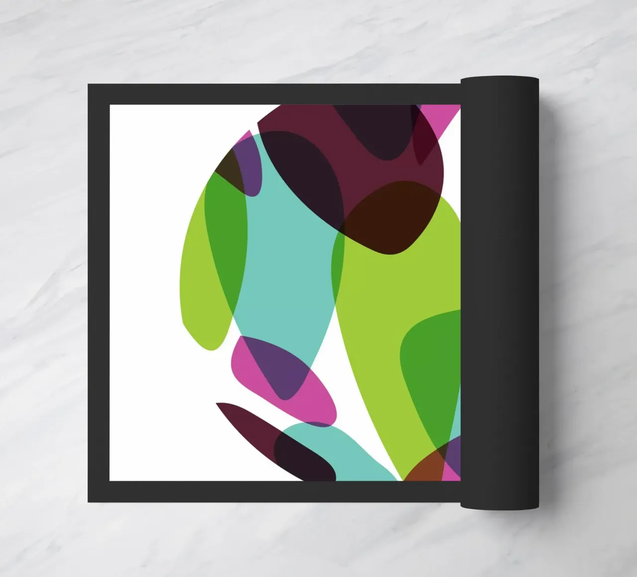 Organic Forms doormat by Kim Hubball Studio