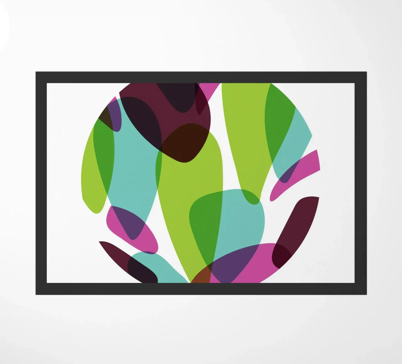 Organic Forms doormat by Kim Hubball Studio