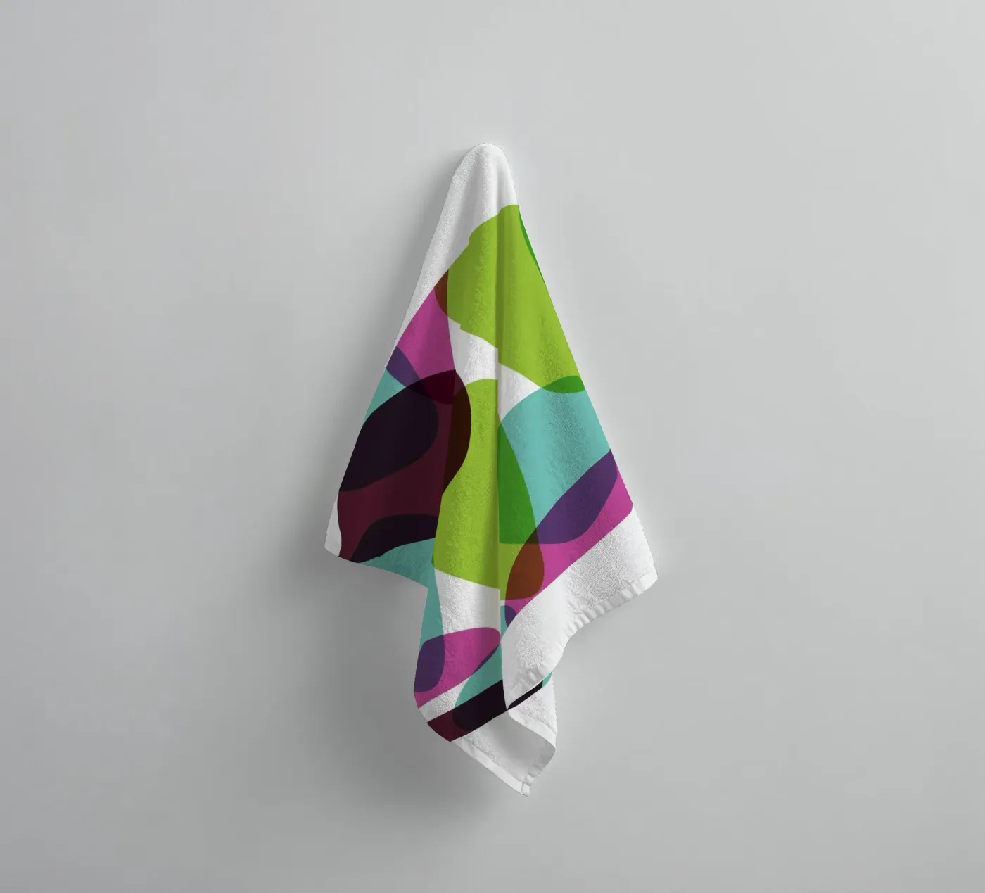 Organic Forms towel by Kim Hubball Studio