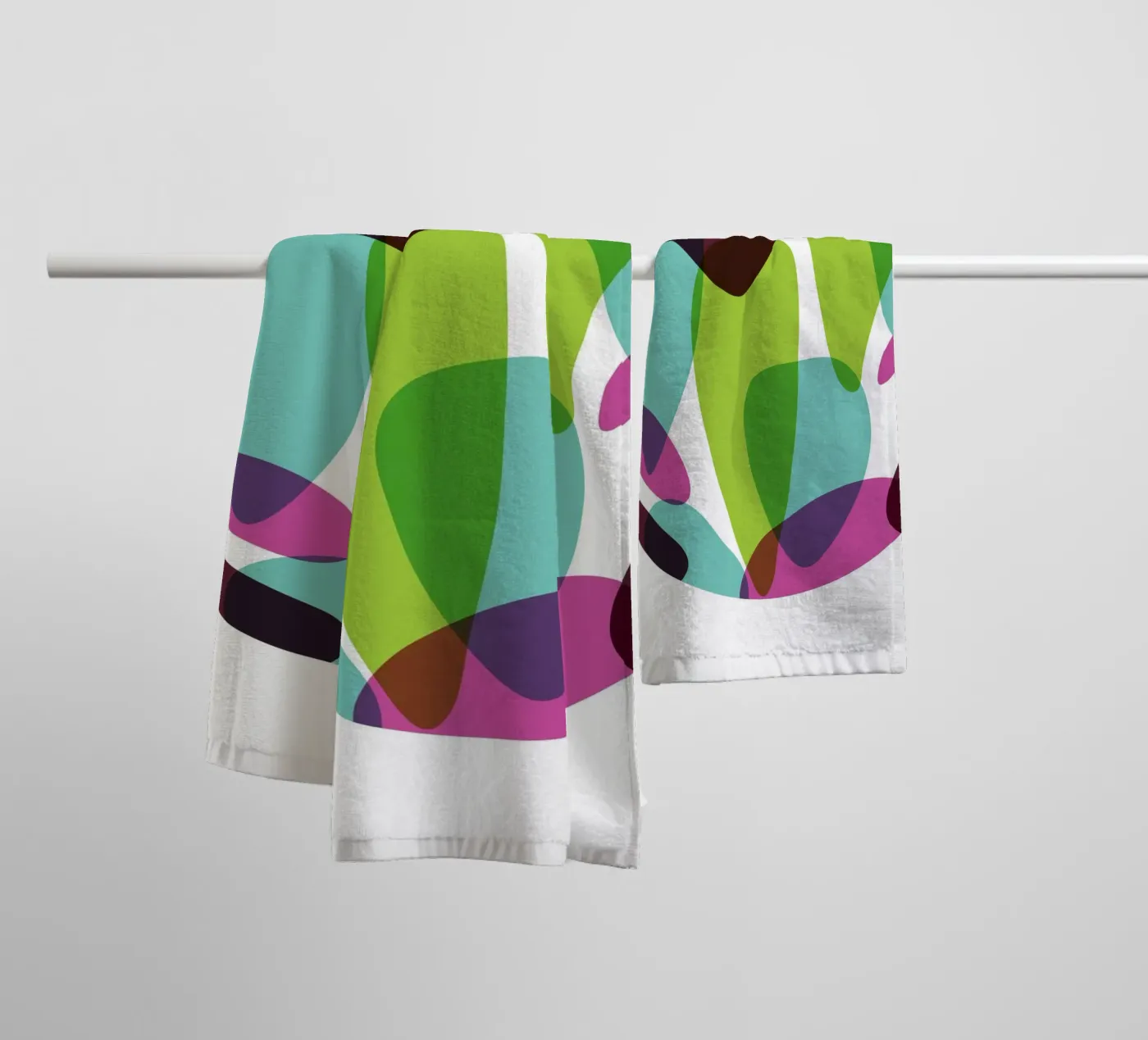 Organic Forms towel by Kim Hubball Studio
