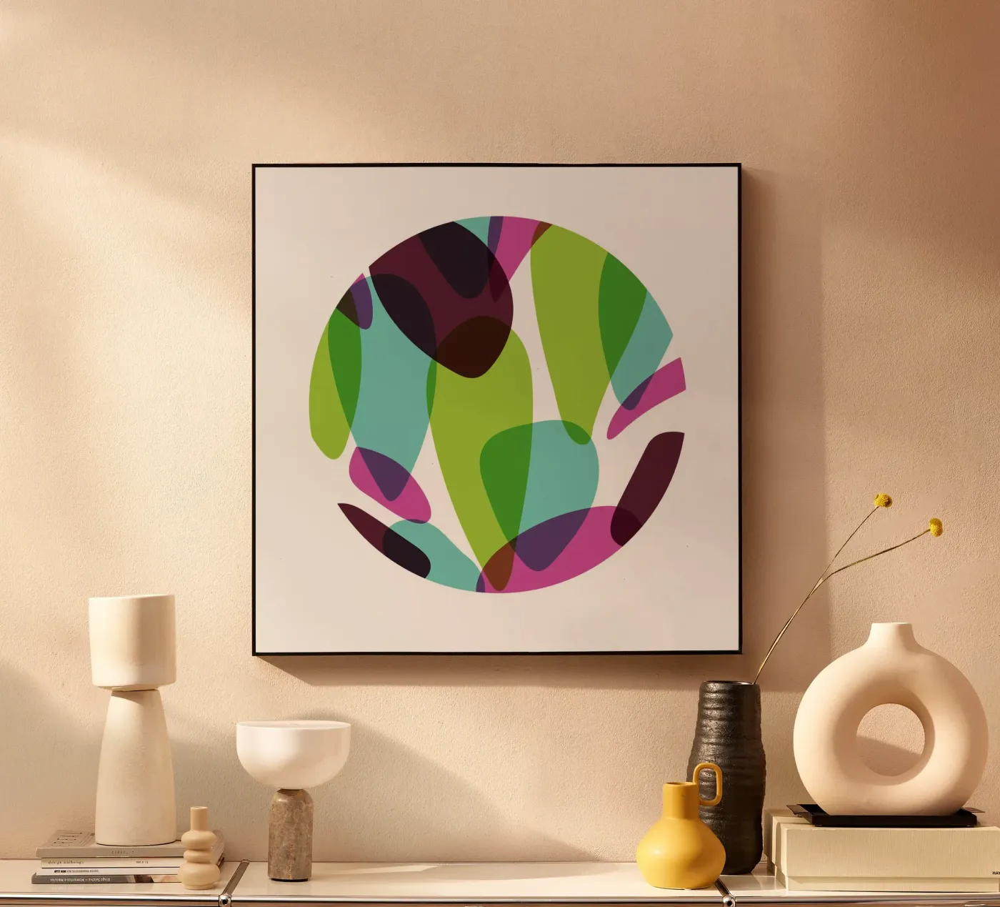 Forme organiche plexiglass da Kim Hubball Studio