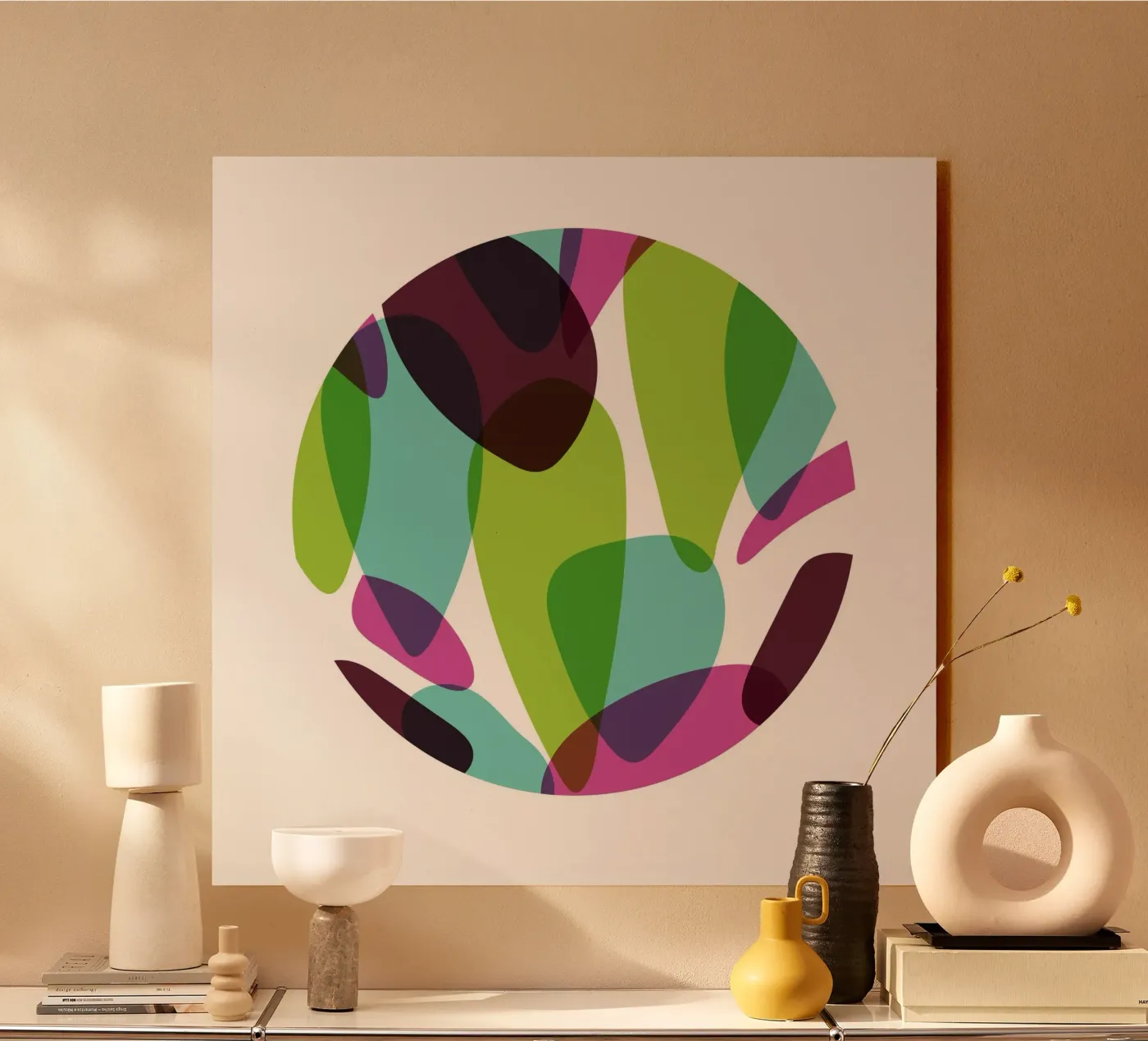 Forme organiche plexiglass da Kim Hubball Studio