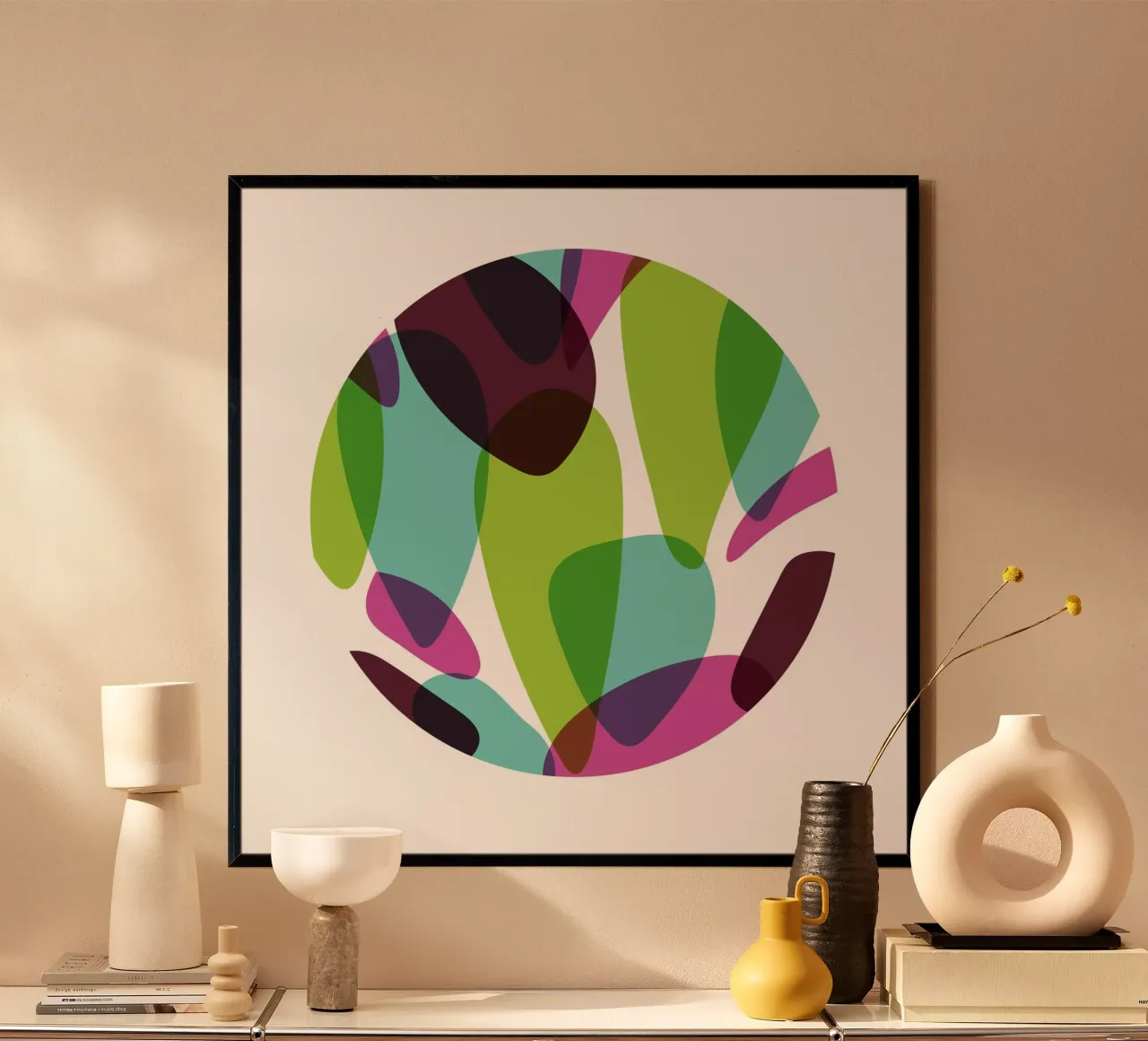 Organic Forms poster by Kim Hubball Studio
