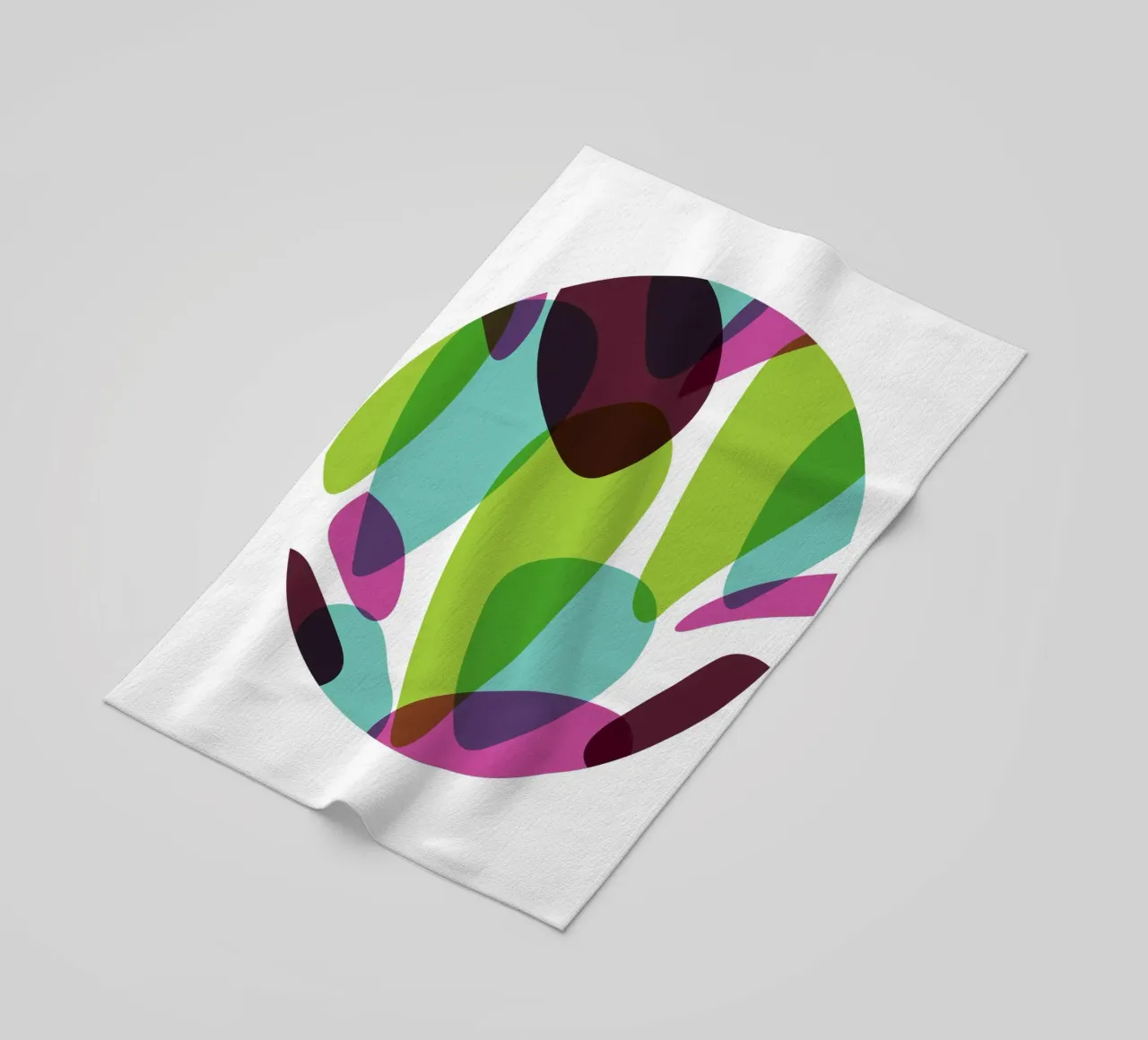 Organic Forms beach towel by Kim Hubball Studio