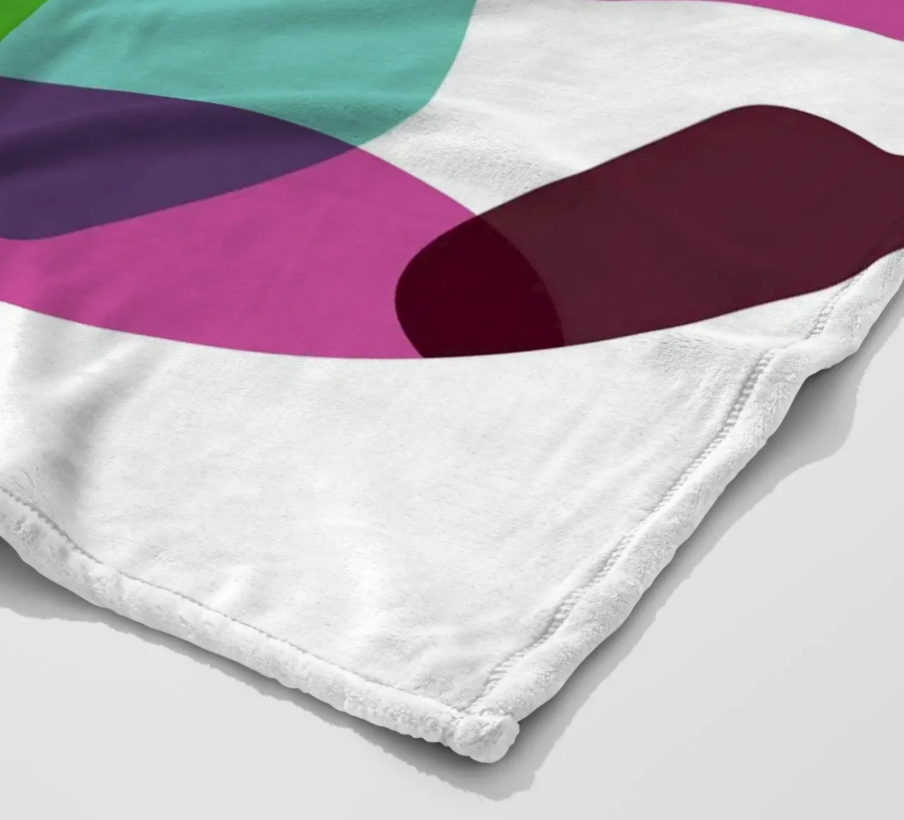 Organic Forms fleece blanket by Kim Hubball Studio