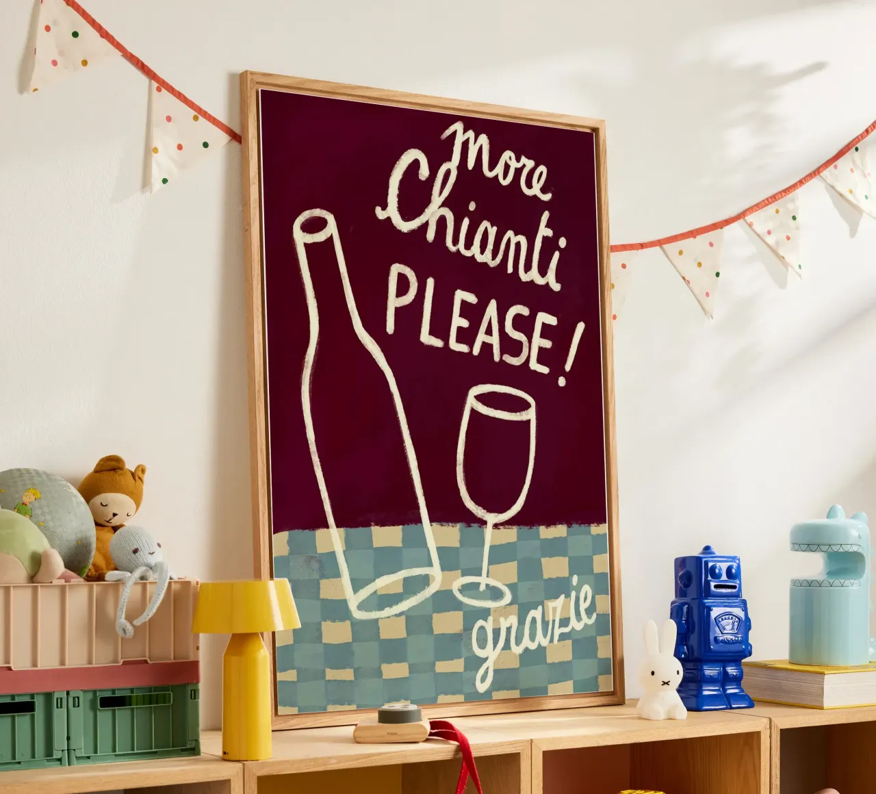 More chianti please! plexiglass da Erin Lambert