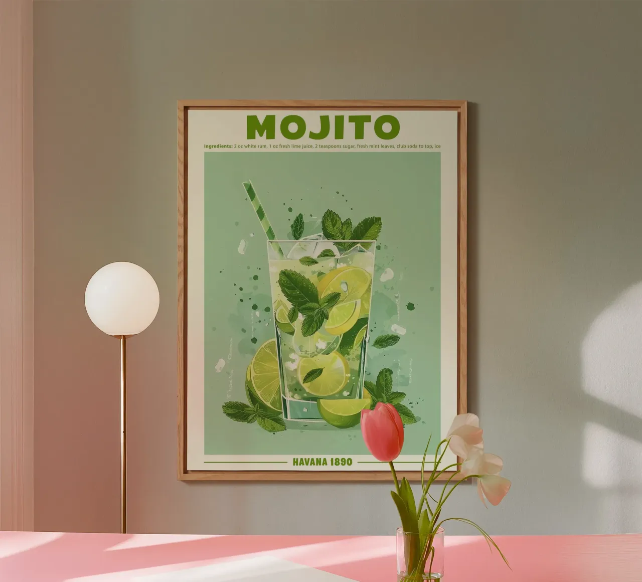 Mojito, L'Avana 1890 di TAlex alluminio dibond da Erin Lambert