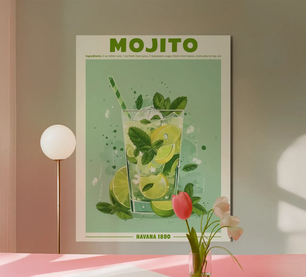 Mojito, L'Avana 1890 di TAlex alluminio dibond da Erin Lambert