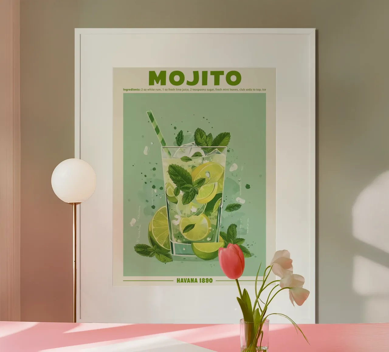 Mojito, L'Avana 1890 di TAlex carta hahnemühle da Erin Lambert