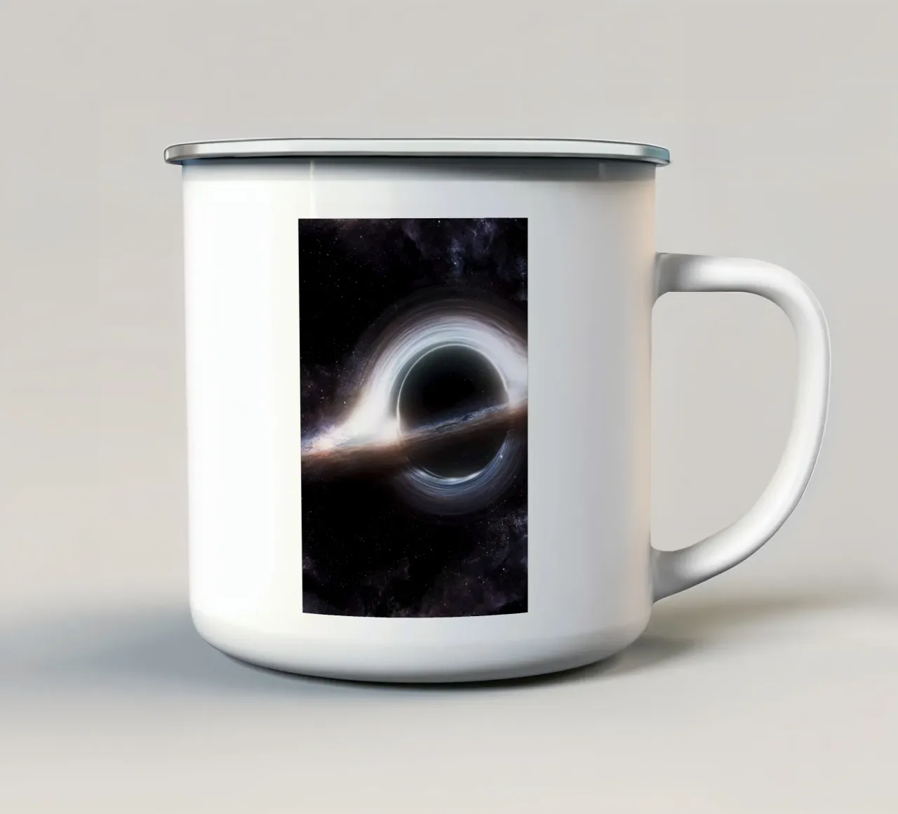Gargantua Black Hole tazza in smalto da nabakumov