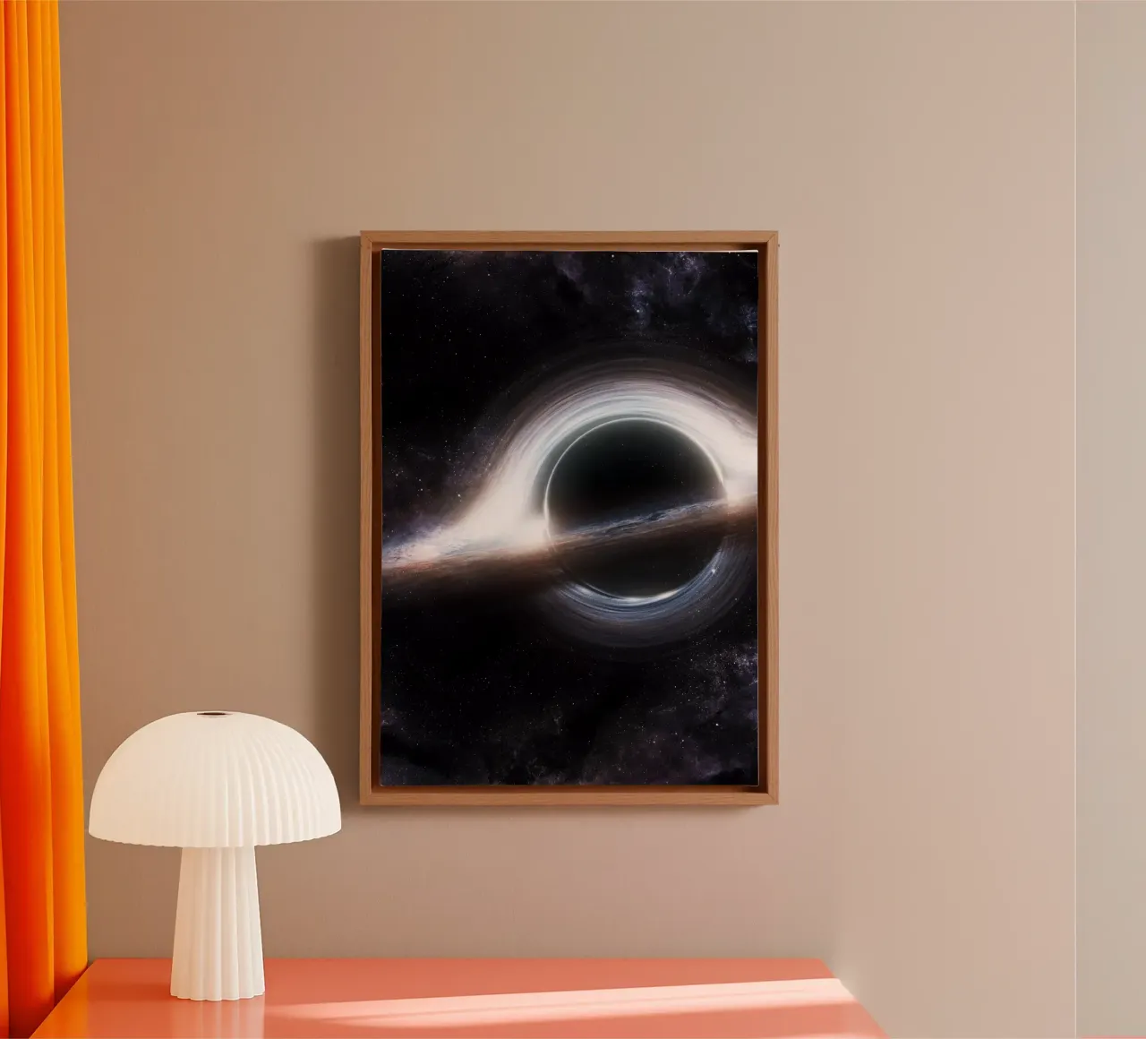 Gargantua Black Hole canvas by nabakumov