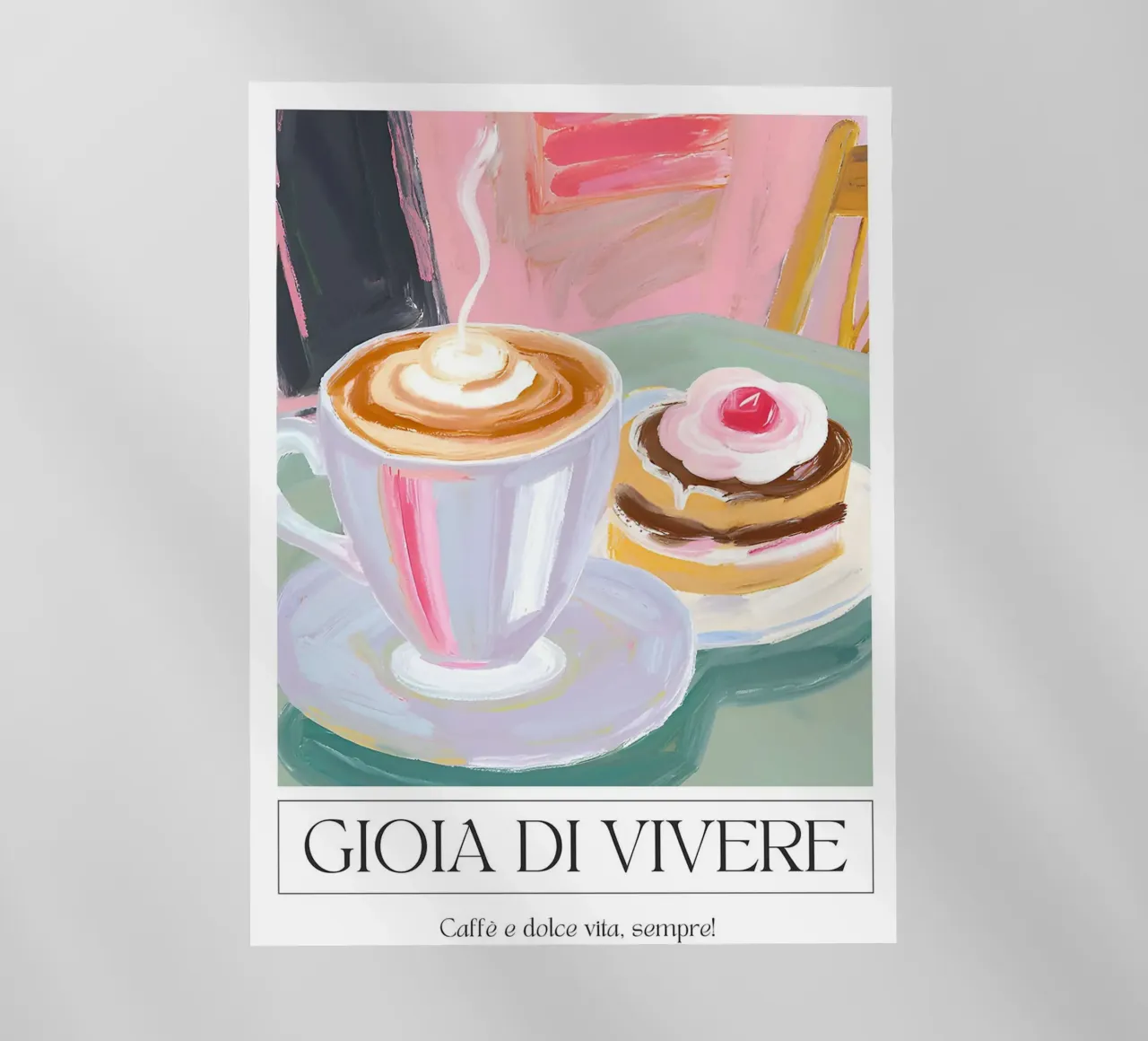 Gioia di vivere - Café and Pastries by Ohkimiko pellicola backlit da Erin Lambert