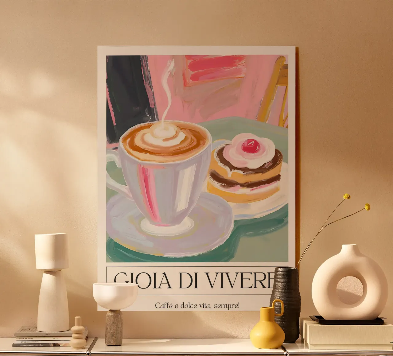 Gioia di vivere - Café and Pastries by Ohkimiko plexiglass da Erin Lambert