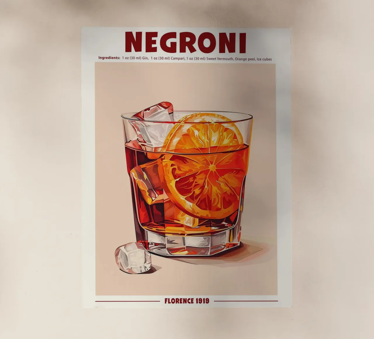 Negroni, Firenze 1919 I pellicola backlit da Erin Lambert