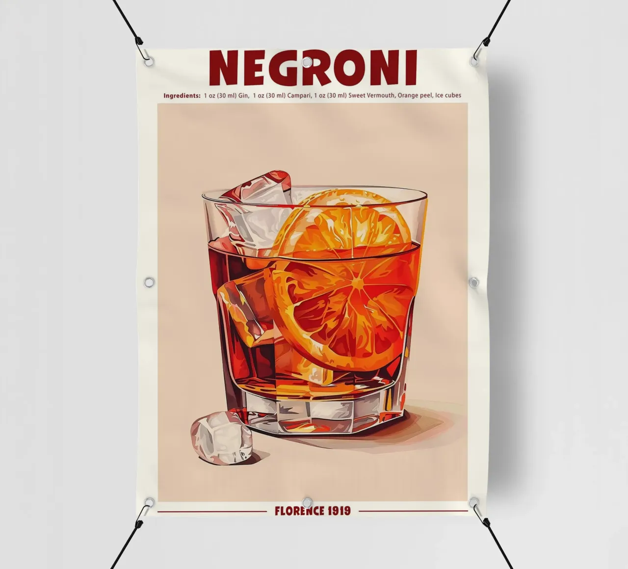 Negroni, Firenze 1919 I telo in pvc da Erin Lambert