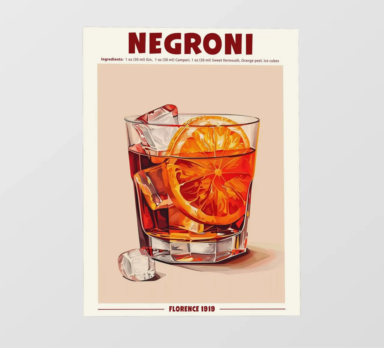 Negroni, Firenze 1919 I telo in pvc da Erin Lambert