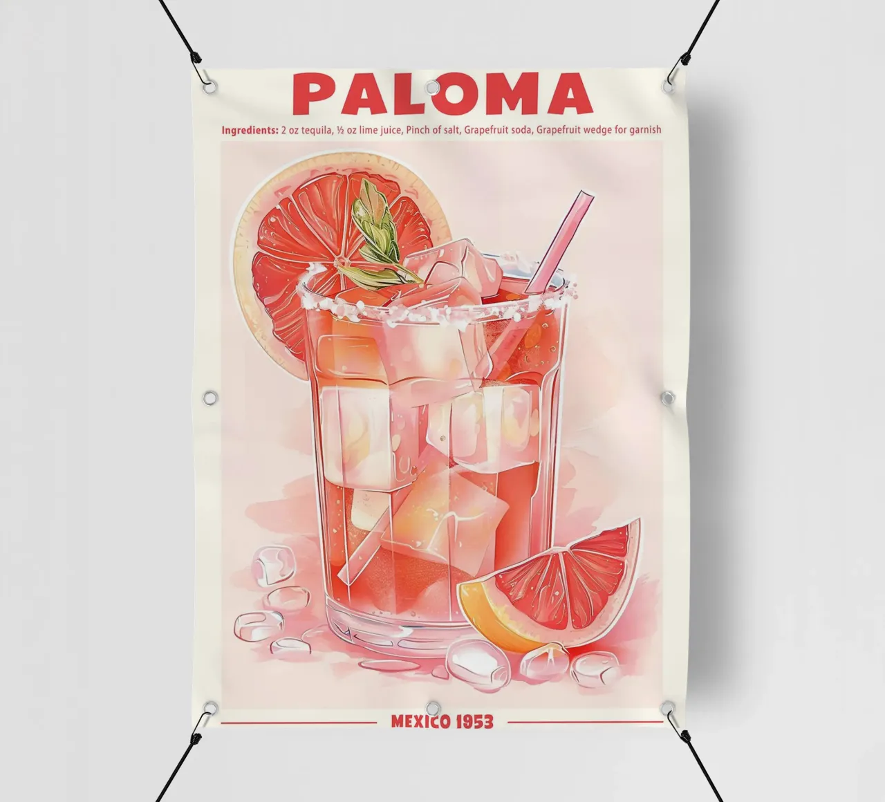 Paloma, Messico 1953 telo in pvc da Erin Lambert