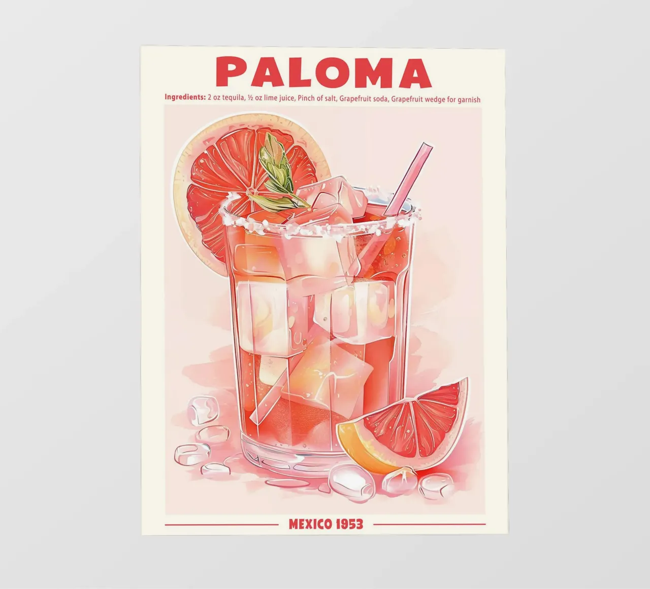 Paloma, Messico 1953 telo in pvc da Erin Lambert
