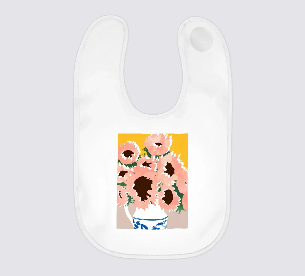Sunshine On a Cloudy Day On a Cloudy Day baby bib by 83oranges
