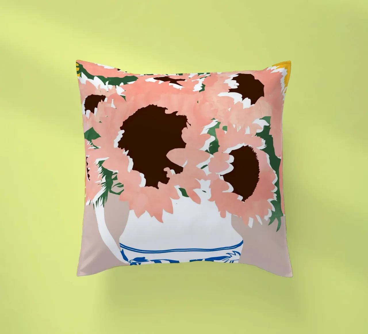 Sunshine On a Cloudy Day On a Cloudy Day decorative cushion by 83oranges