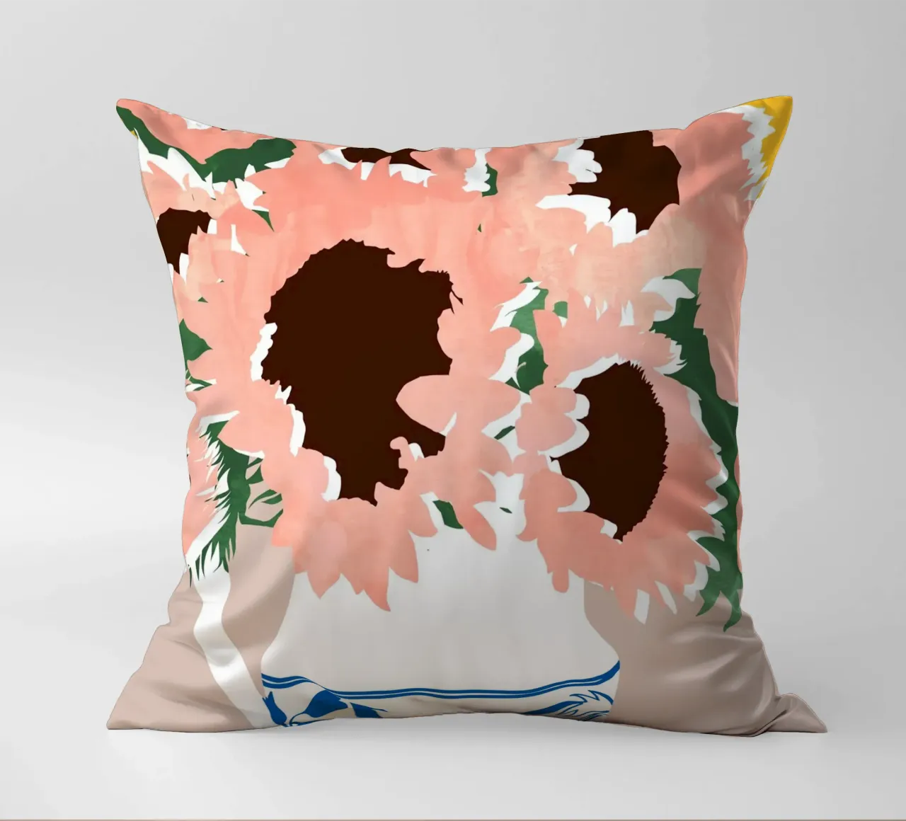 Sunshine On a Cloudy Day On a Cloudy Day decorative cushion by 83oranges