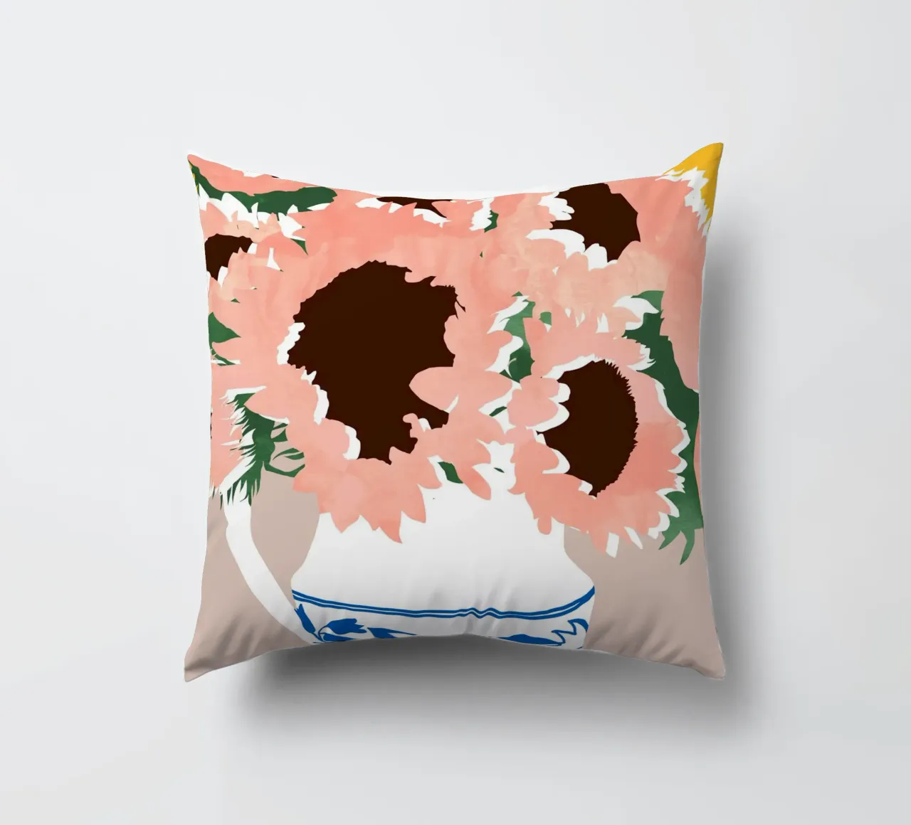 Sunshine On a Cloudy Day On a Cloudy Day decorative cushion by 83oranges